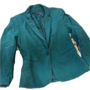 The Limited Green Blazer Tailored Suit Jacket women’s xsmall top